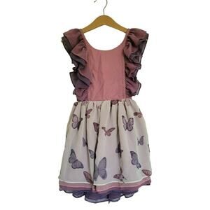 Pleiades Designs Butterfly Shortie Belle Chiffon Dress